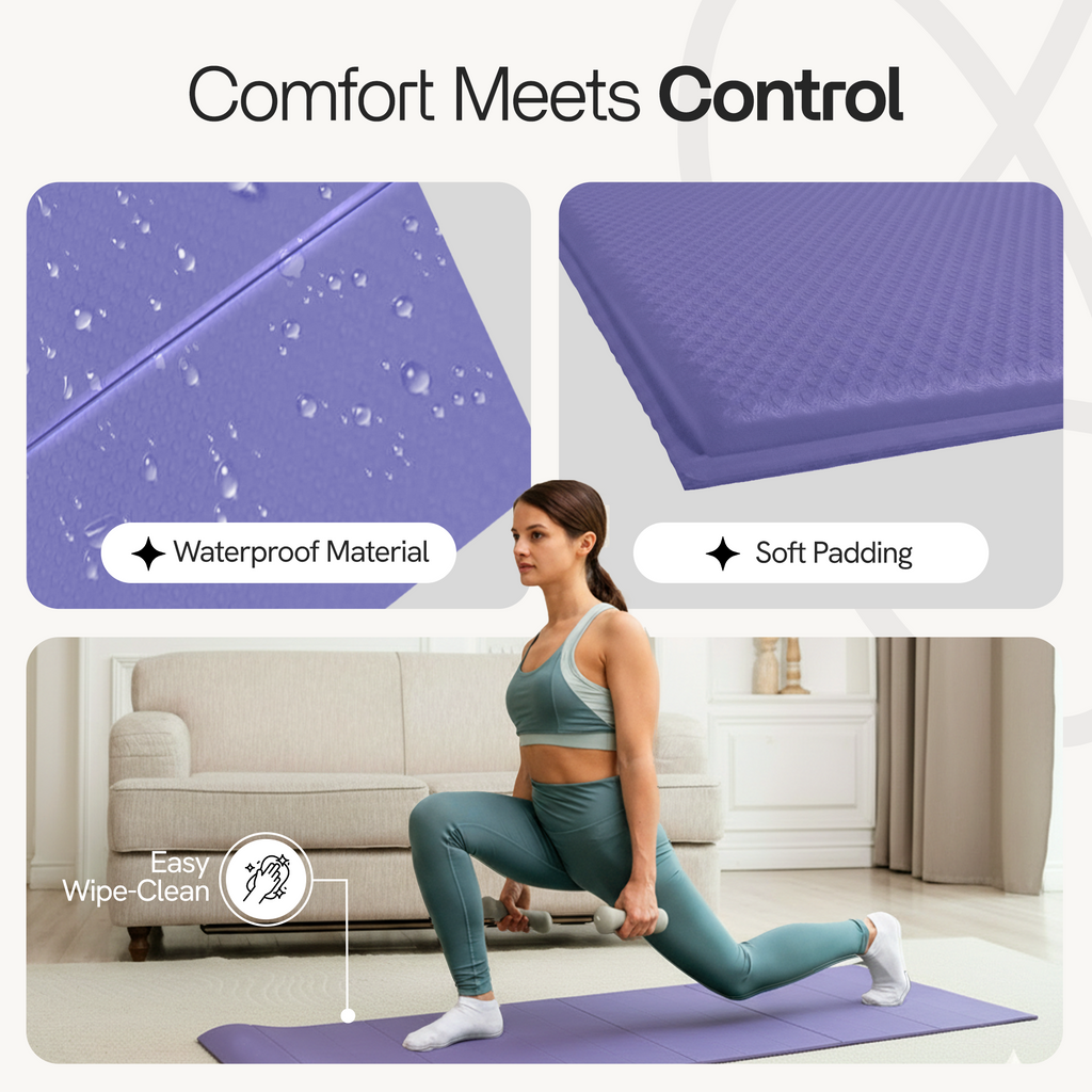 Purple Folding Yoga Mat