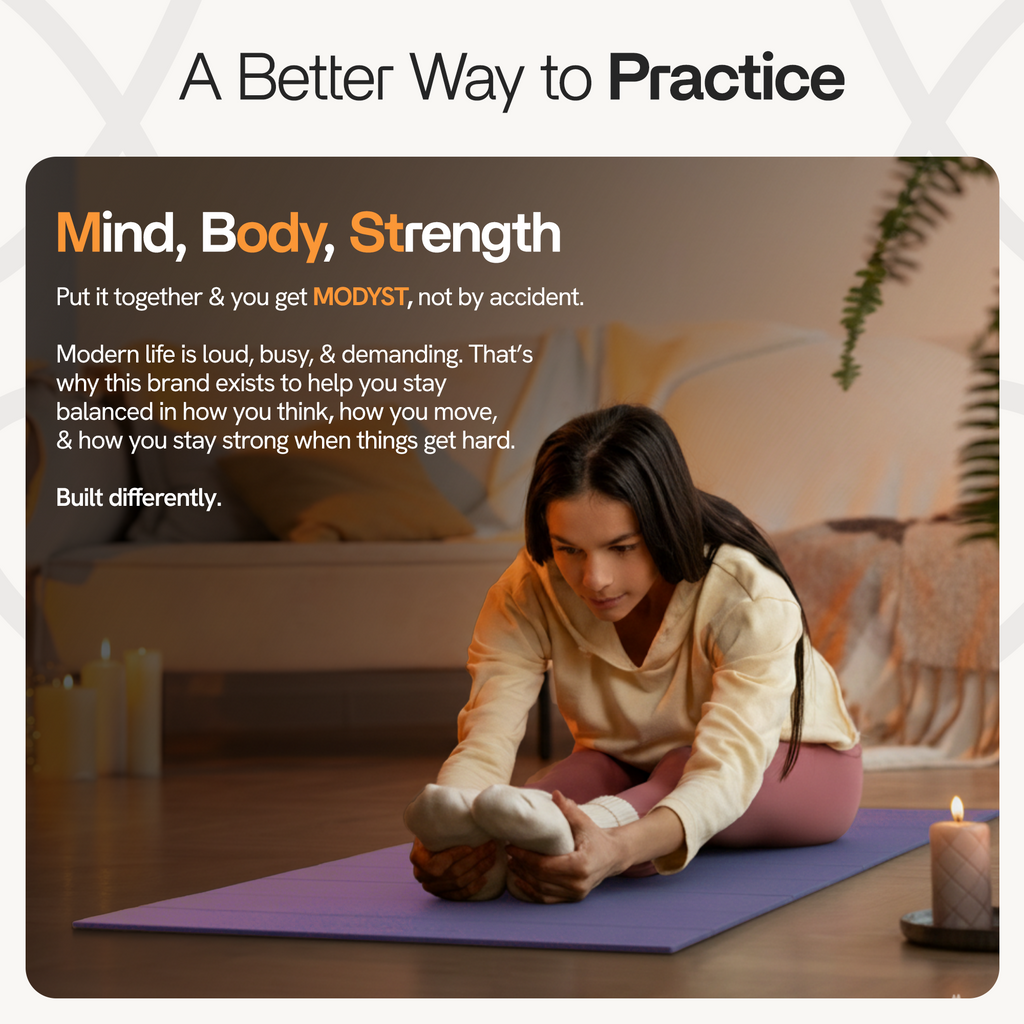 Purple Folding Yoga Mat