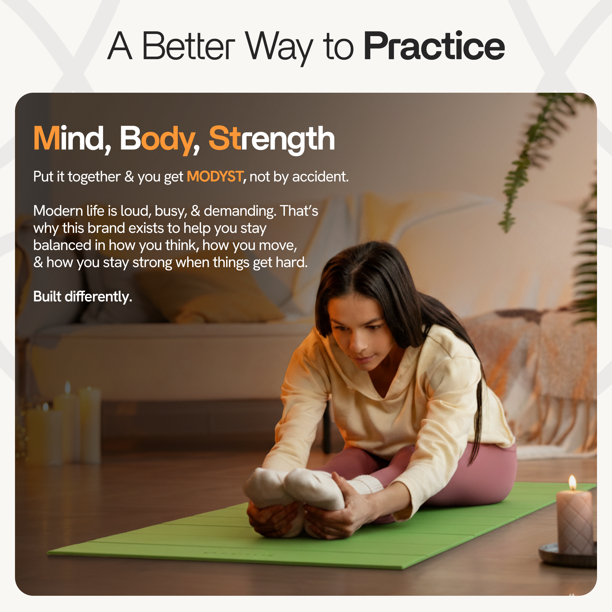 Green Folding Yoga Mat