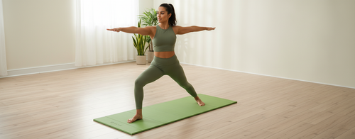 Green Folding Yoga Mat